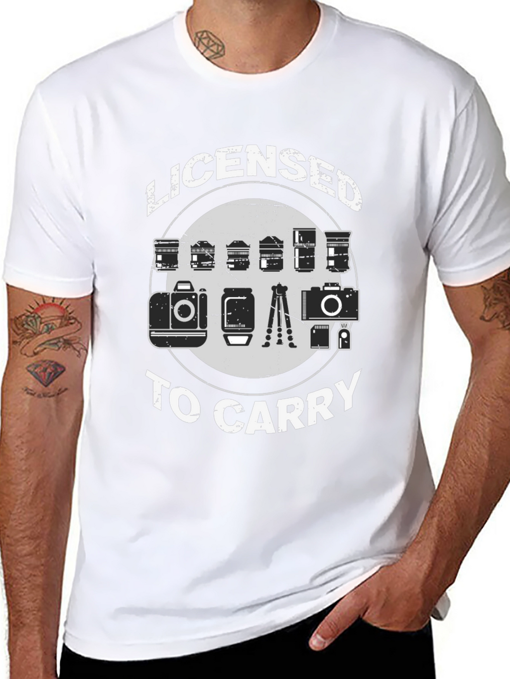 Licensed to Carry Photographer T-Shirt