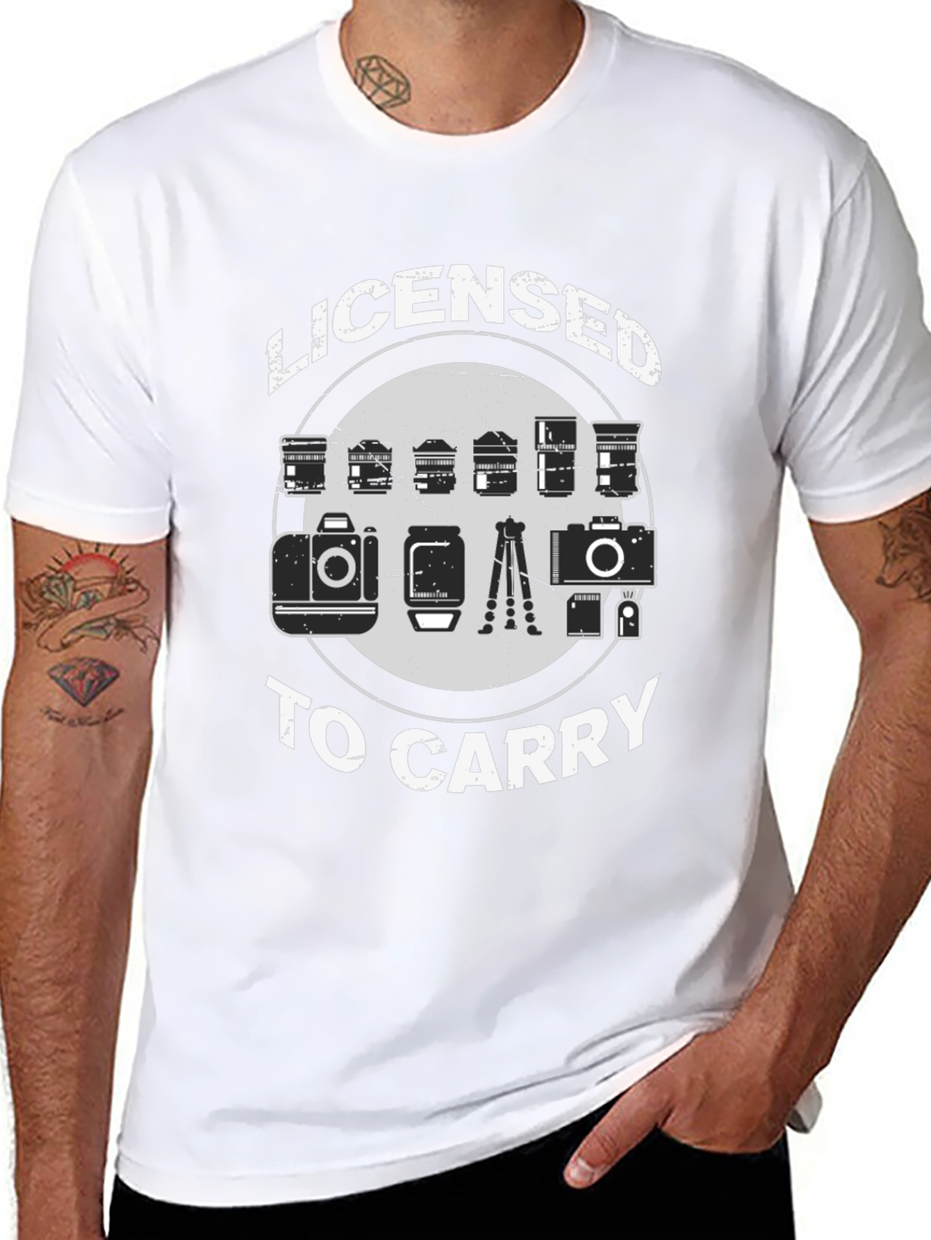 Licensed to Carry Photographer T-Shirt