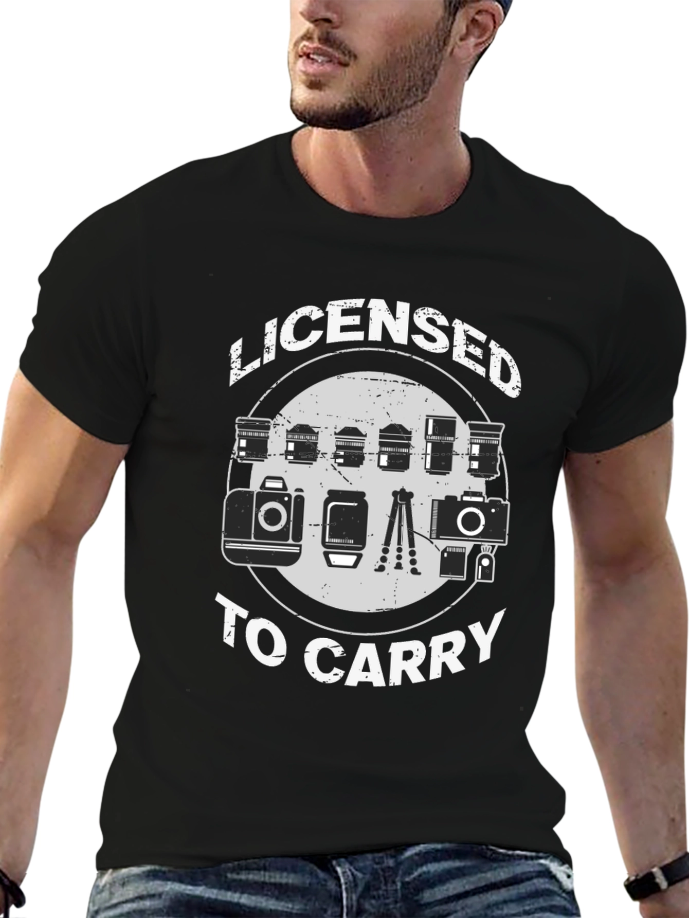 Licensed to Carry Photographer T-Shirt