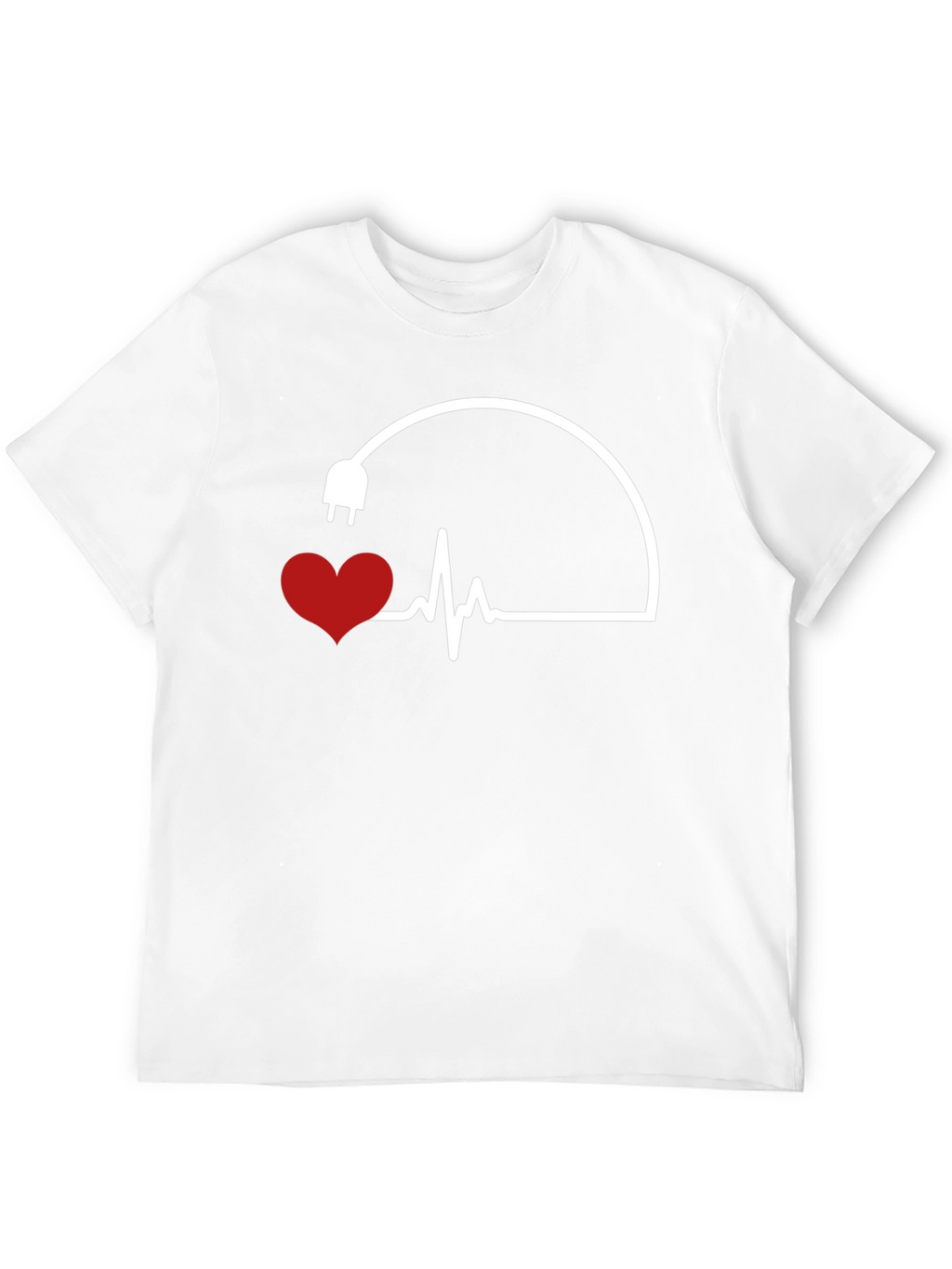Heartbeat Plug Graphic Tee - Electric Love