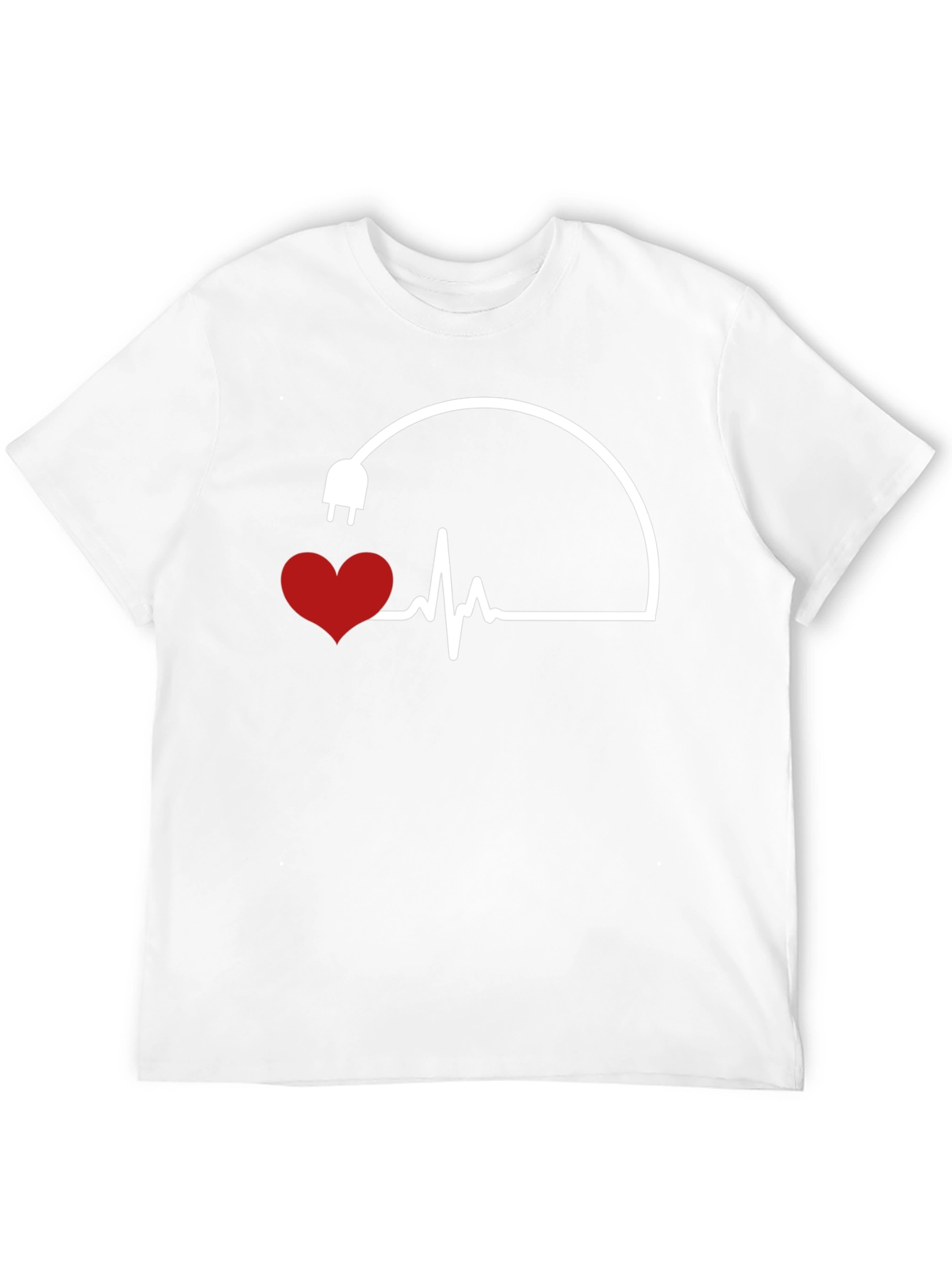 Heartbeat Plug Graphic Tee - Electric Love