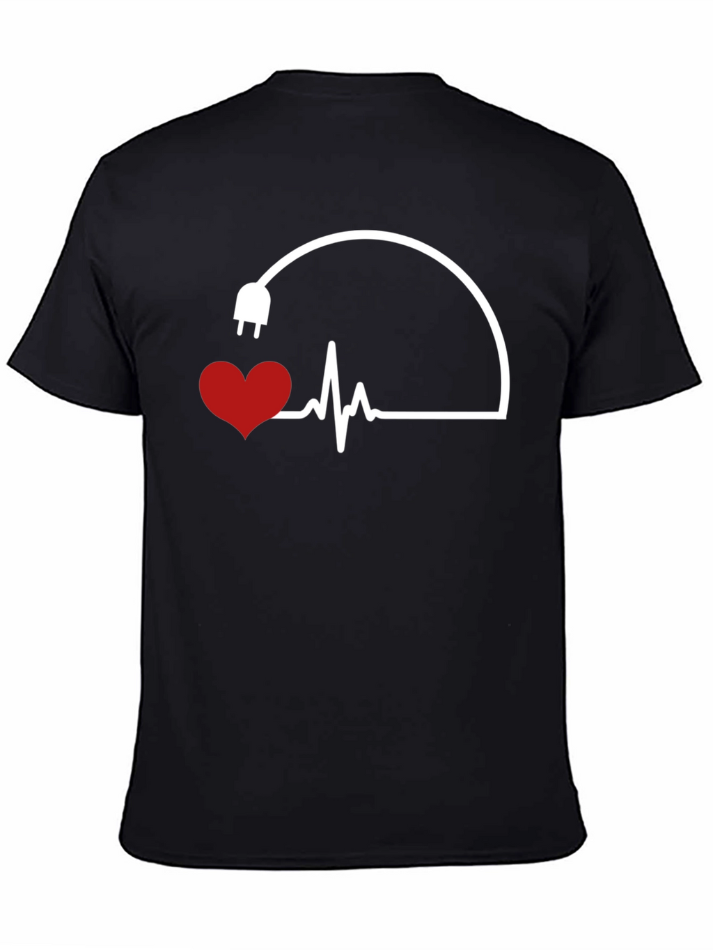 Heartbeat Plug Graphic Tee - Electric Love