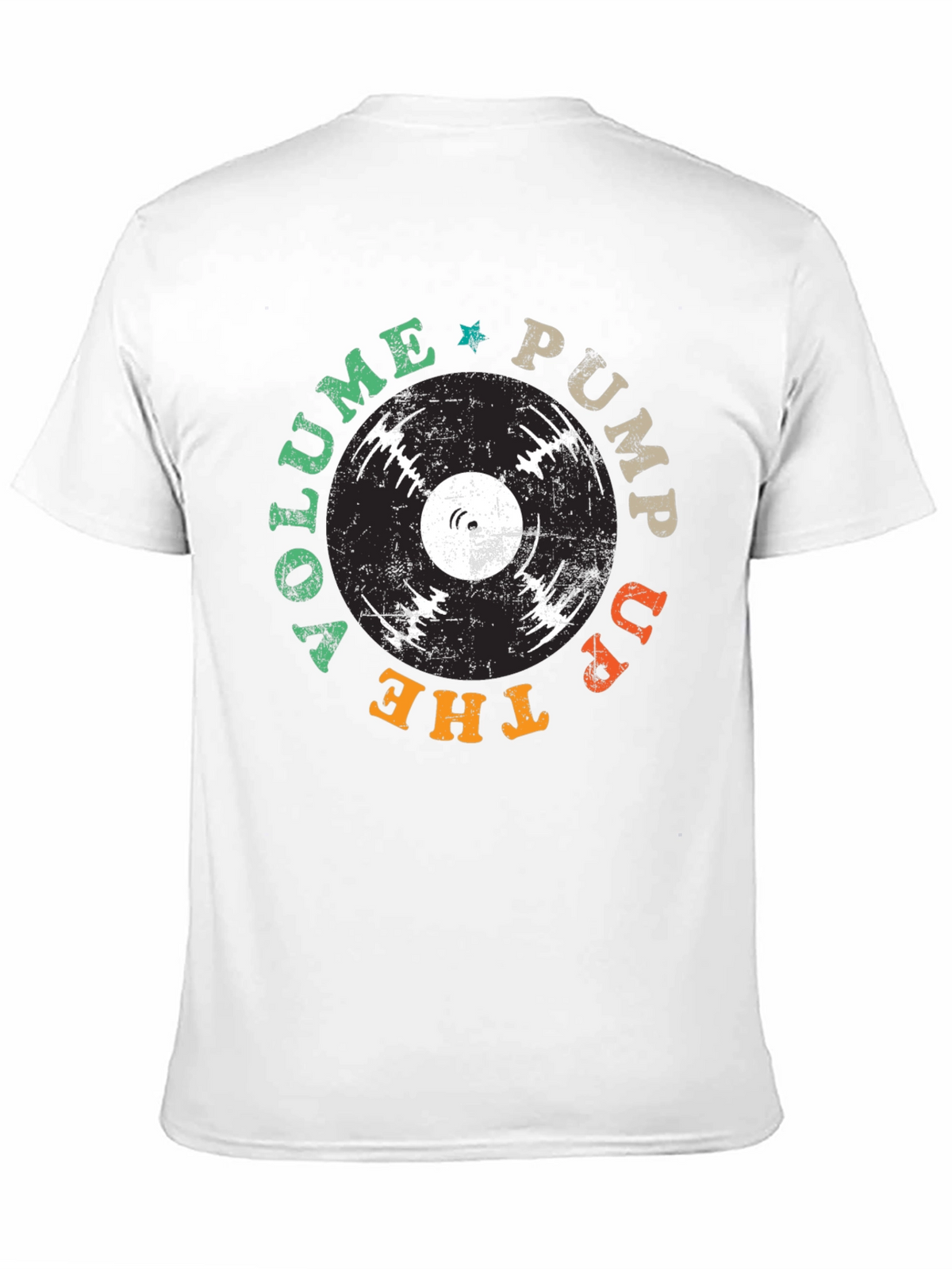 Vinyl Record Graphic T-Shirt - Pump Up The Volume Tee