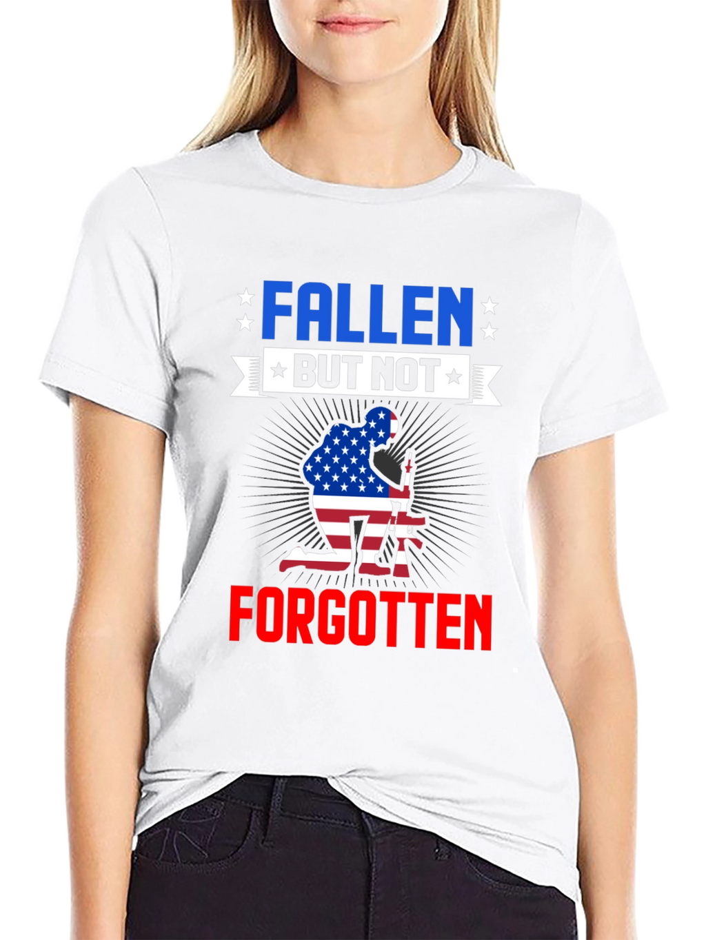 Fallen But Not Forgotten Patriotic T-Shirt