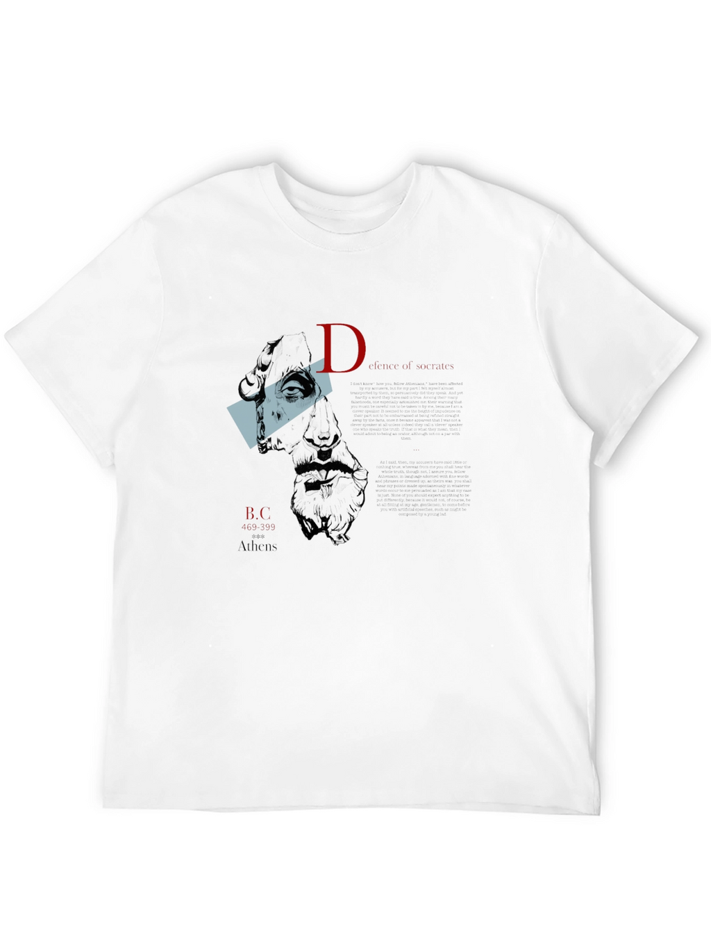 Ancient Greece Graphic Tee - Black Cotton T-Shirt