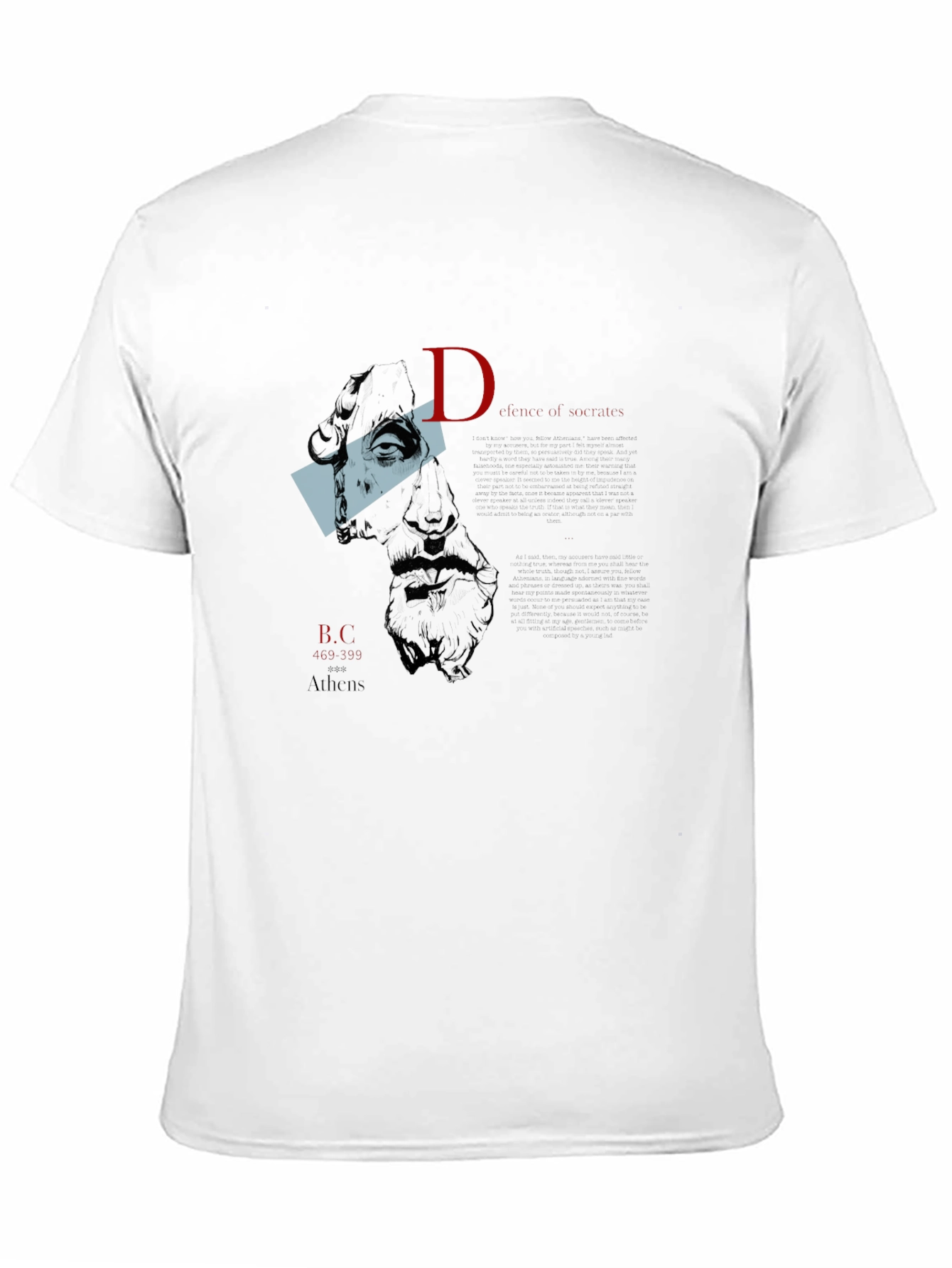 Ancient Greece Graphic Tee - Black Cotton T-Shirt