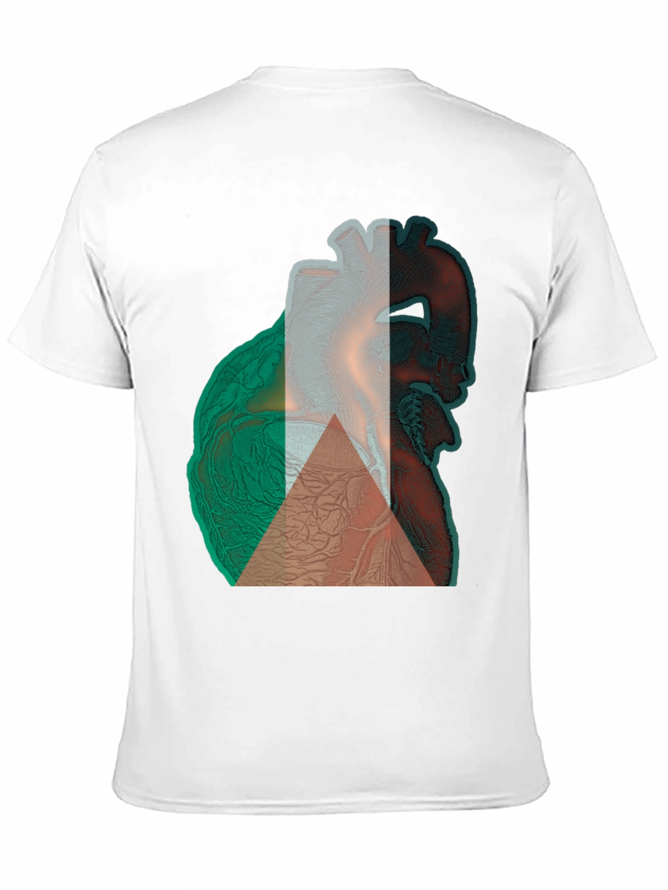 Anatomical Heart Tee - Black Cotton Graphic T-Shirt