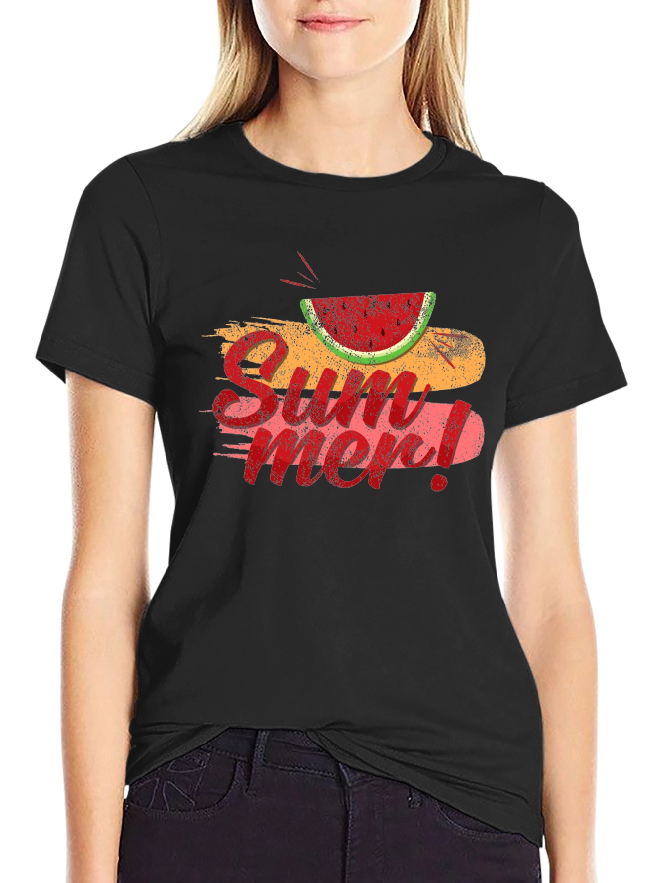 Summer Watermelon Graphic T-Shirt