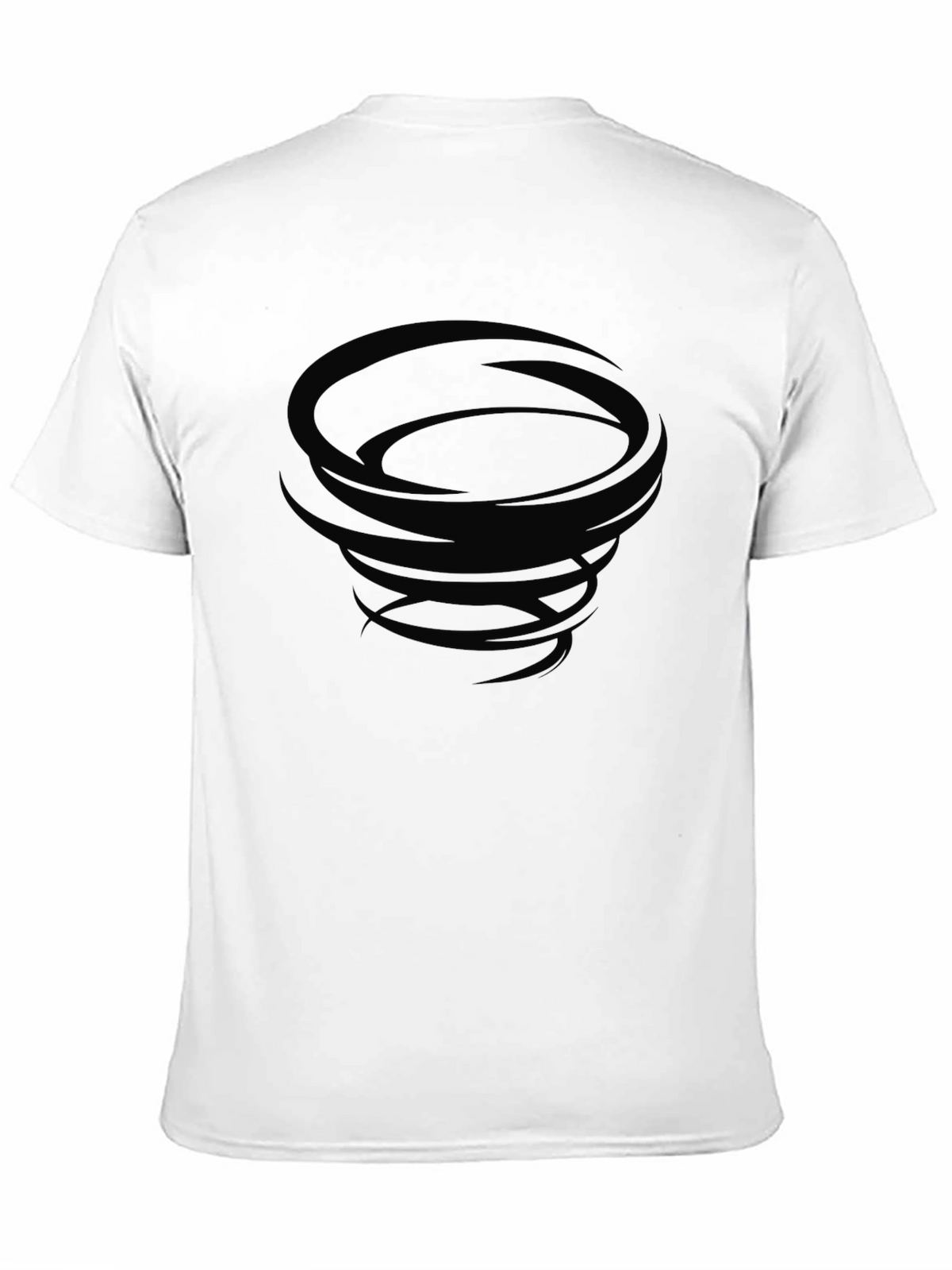 Tornado Graphic Black Tee - Soft Cotton Casual Wear
