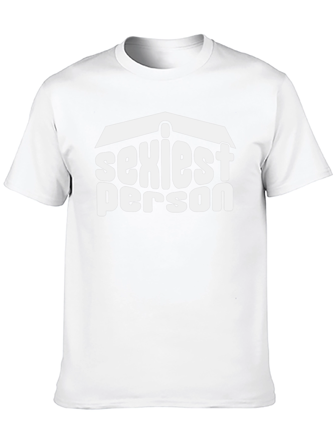 Sexiest Person Graphic Tee - Black Cotton T-Shirt