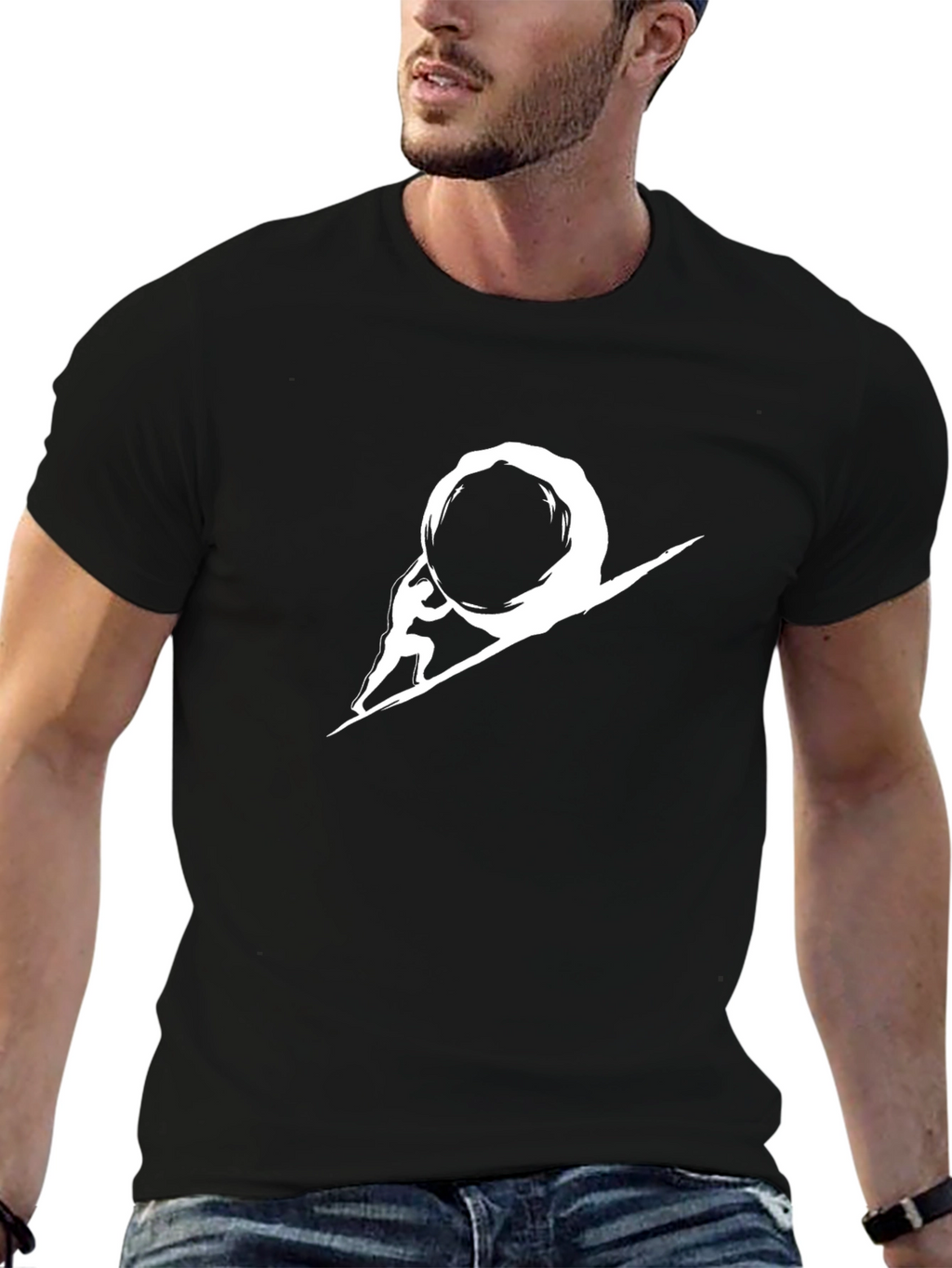 Sisyphean Black T-Shirt