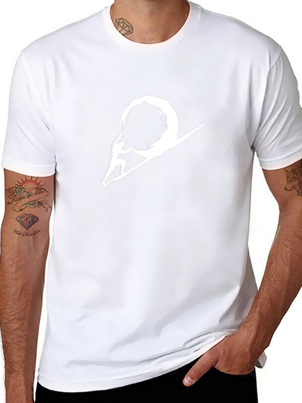 Sisyphean Black T-Shirt