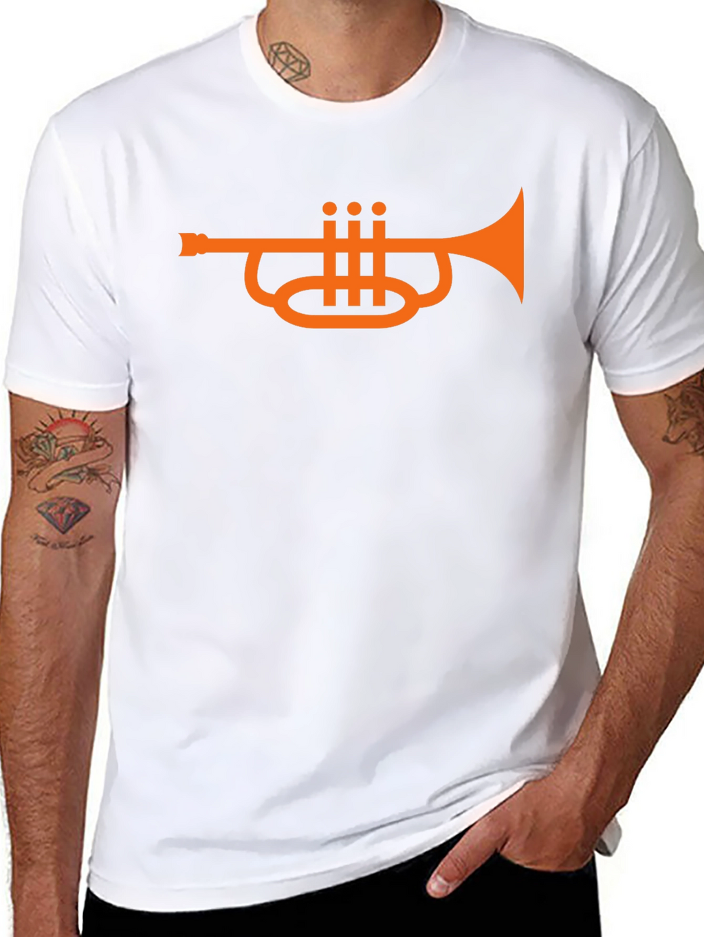Trumpet Graphic T-Shirt - Musicians Tee