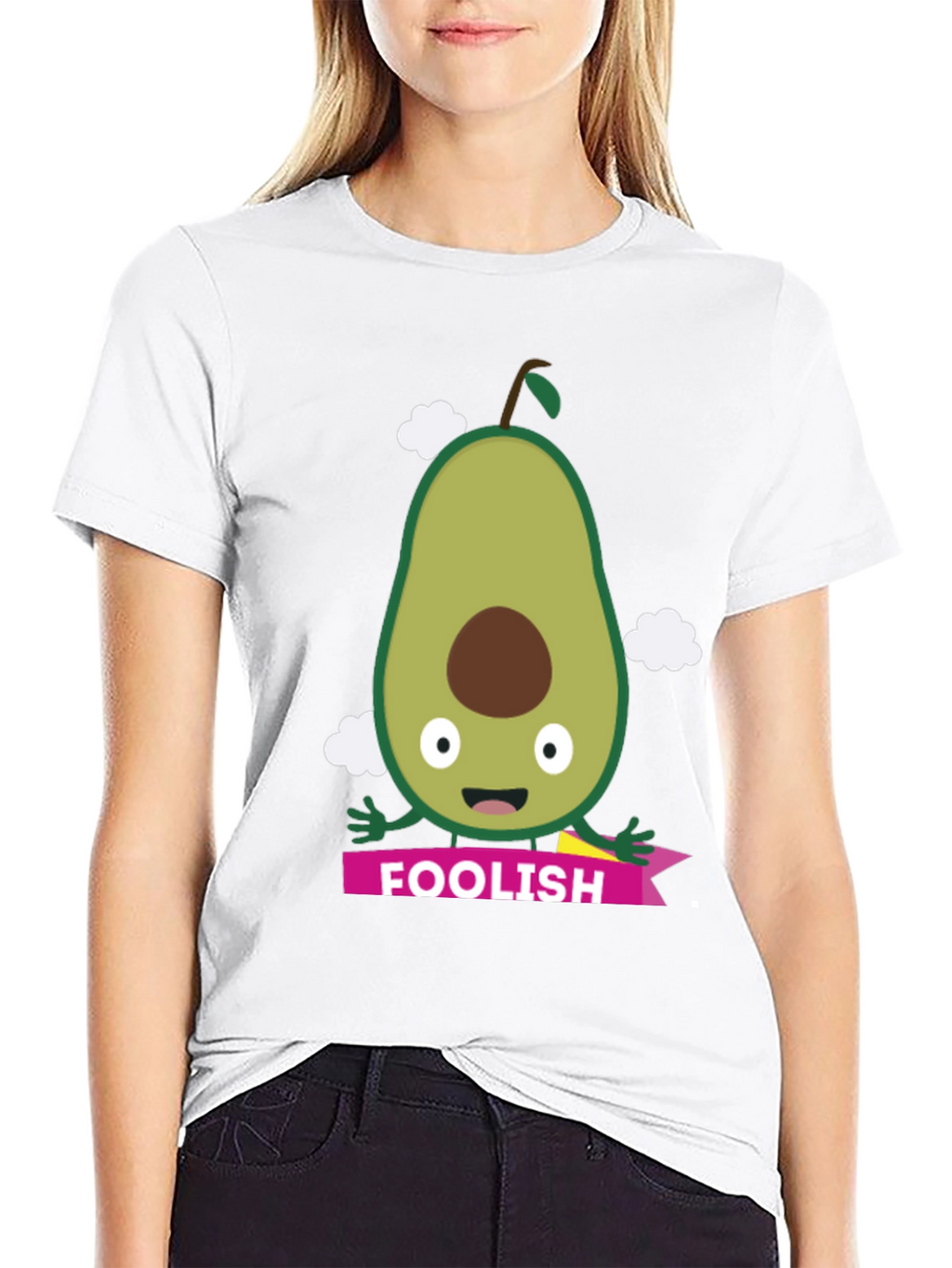 Foolish Avocado Graphic T-Shirt - Unique Design