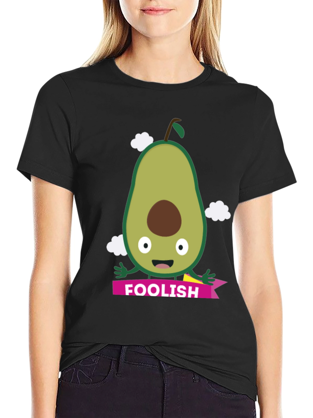 Foolish Avocado Graphic T-Shirt - Unique Design