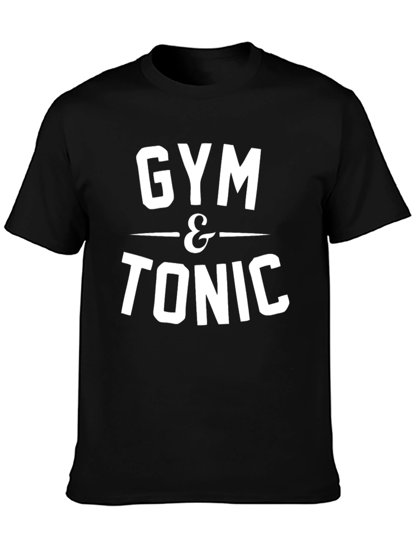 Gym & Tonic Graphic Tee - Black Short Sleeve