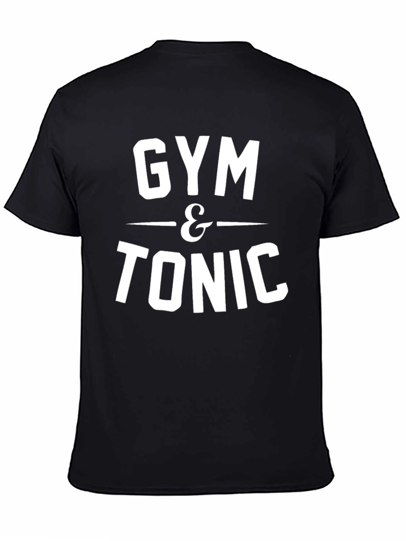 Gym & Tonic Graphic Tee - Black Short Sleeve