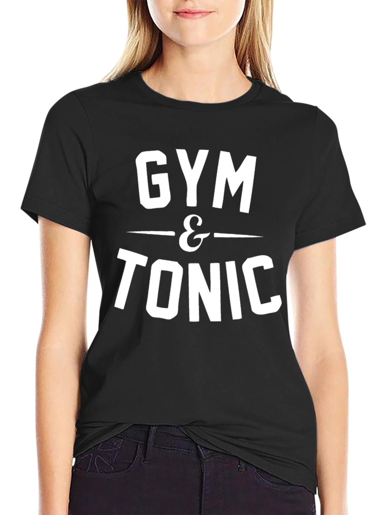 Gym & Tonic Graphic Tee - Black Short Sleeve