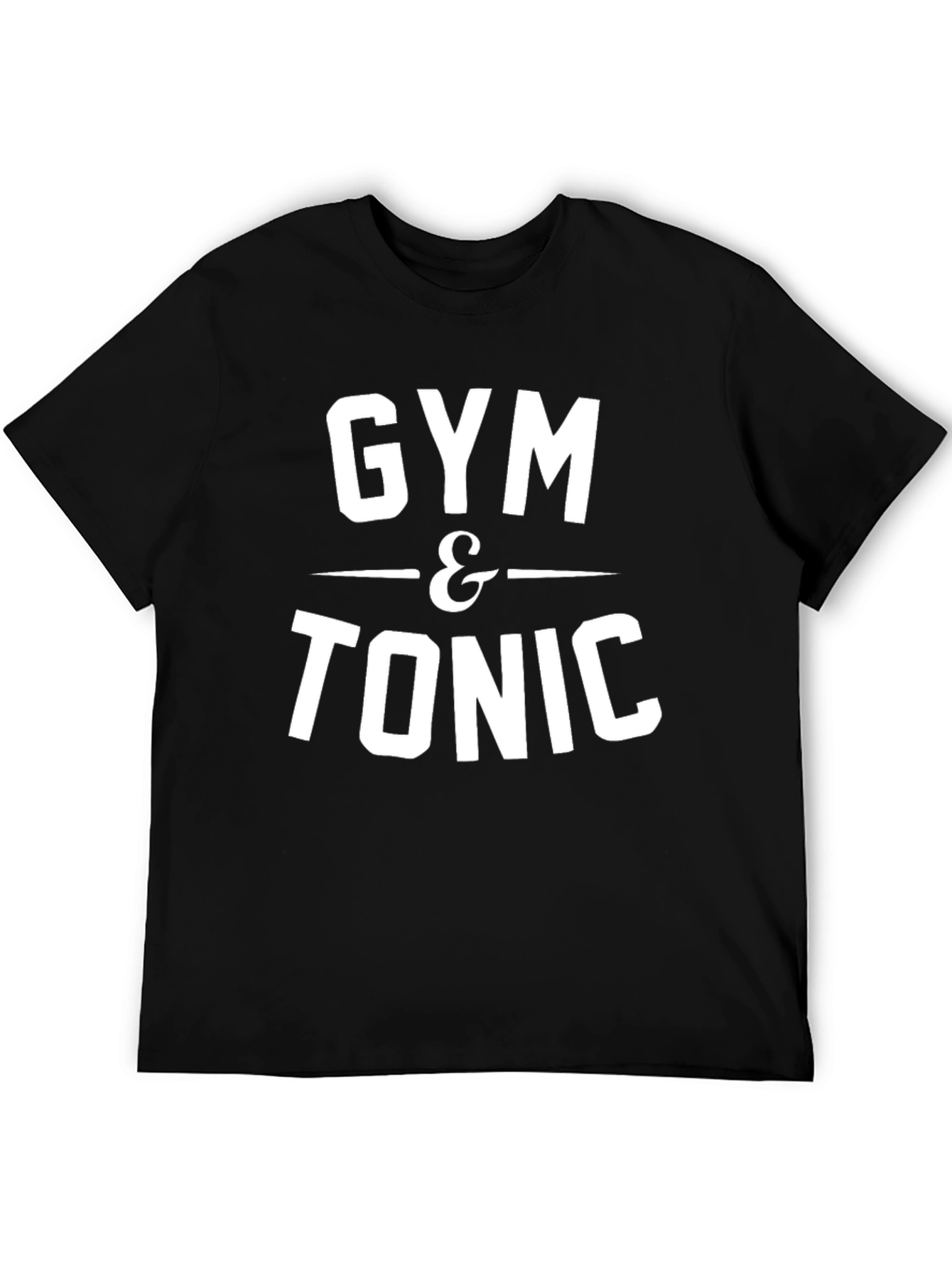Gym & Tonic Graphic Tee - Black Short Sleeve