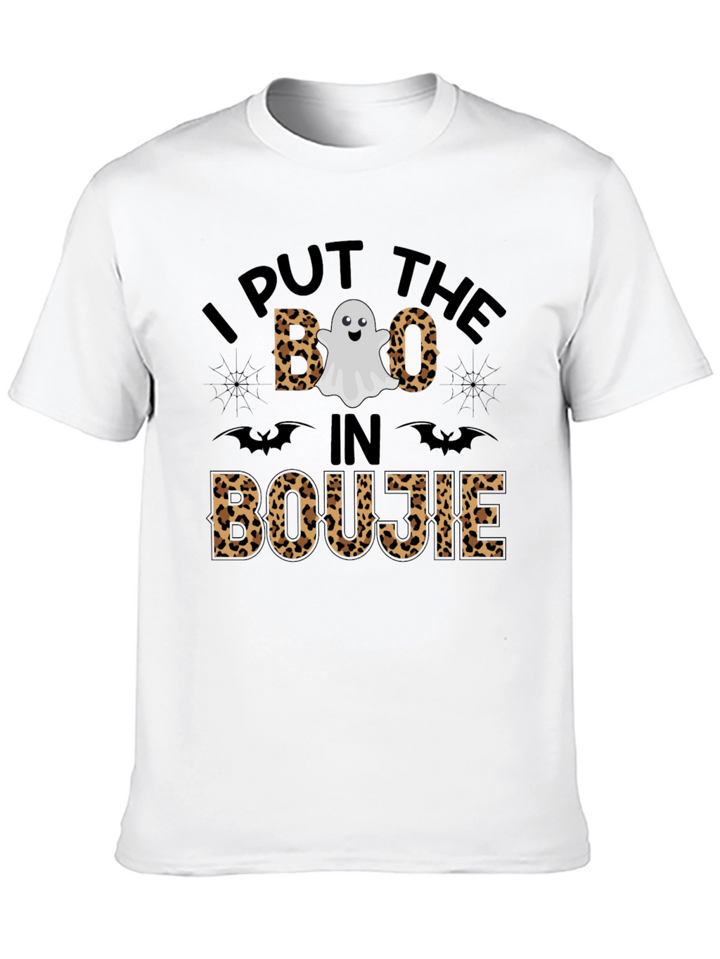 Boo in Boujie Leopard Halloween T-Shirt
