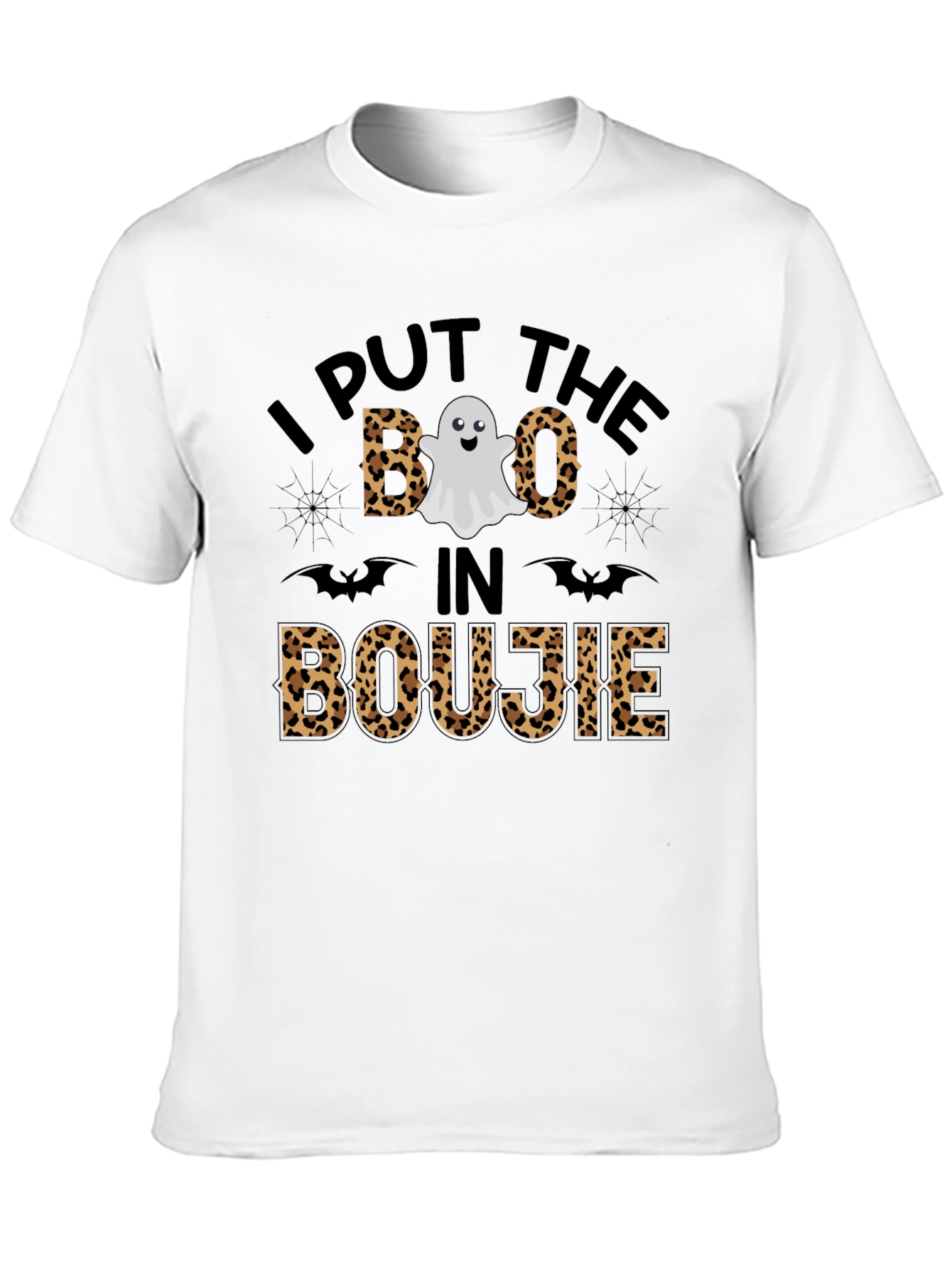 Boo in Boujie Leopard Halloween T-Shirt