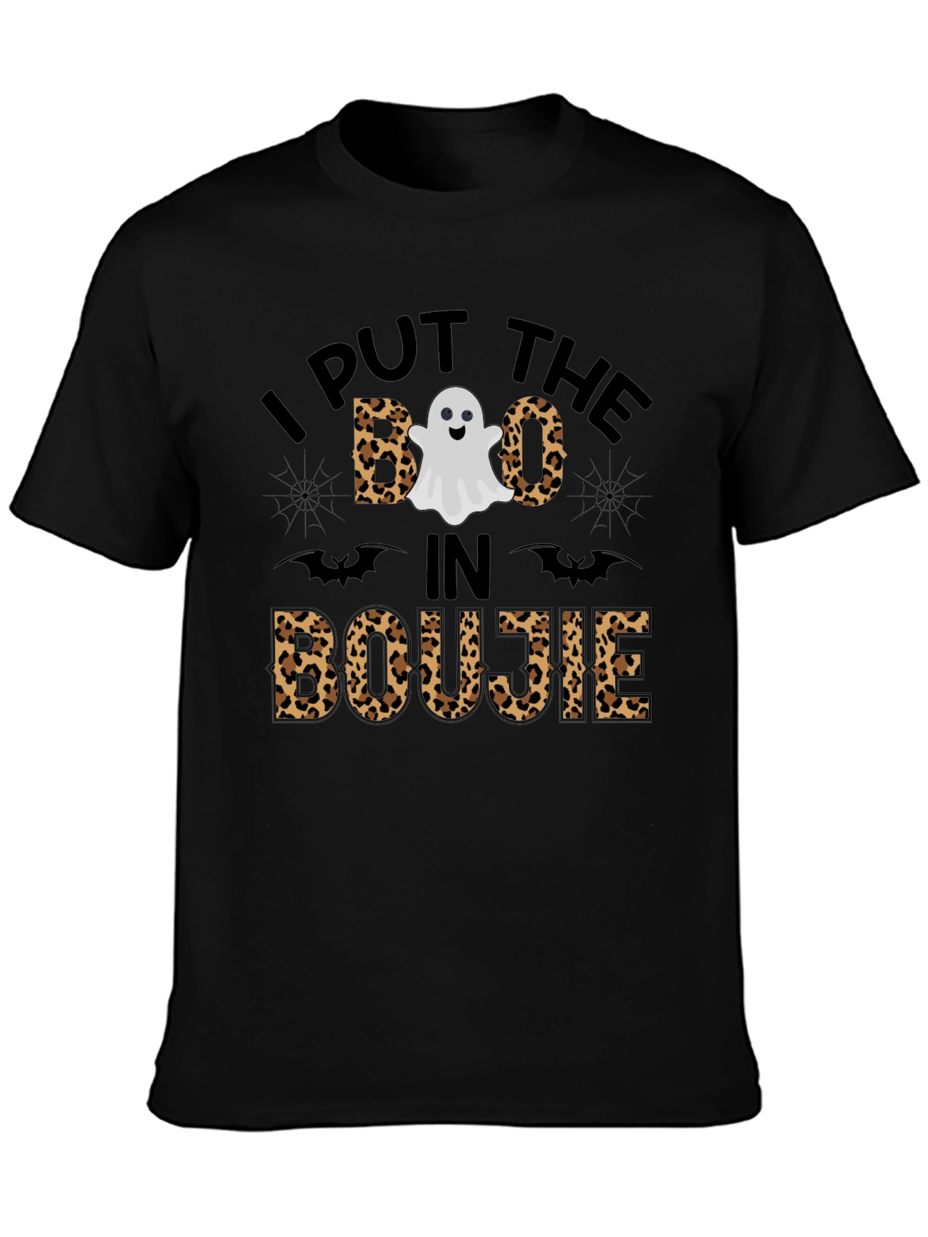 Boo in Boujie Leopard Halloween T-Shirt