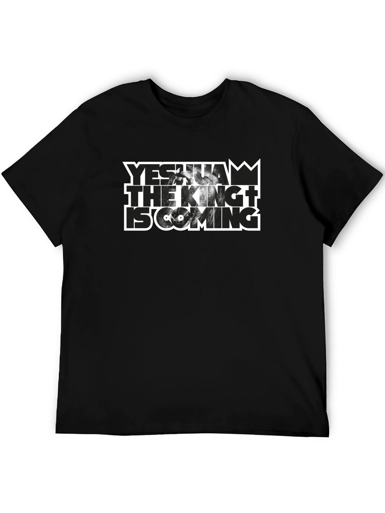 Yeshua the King is Coming Black T-Shirt