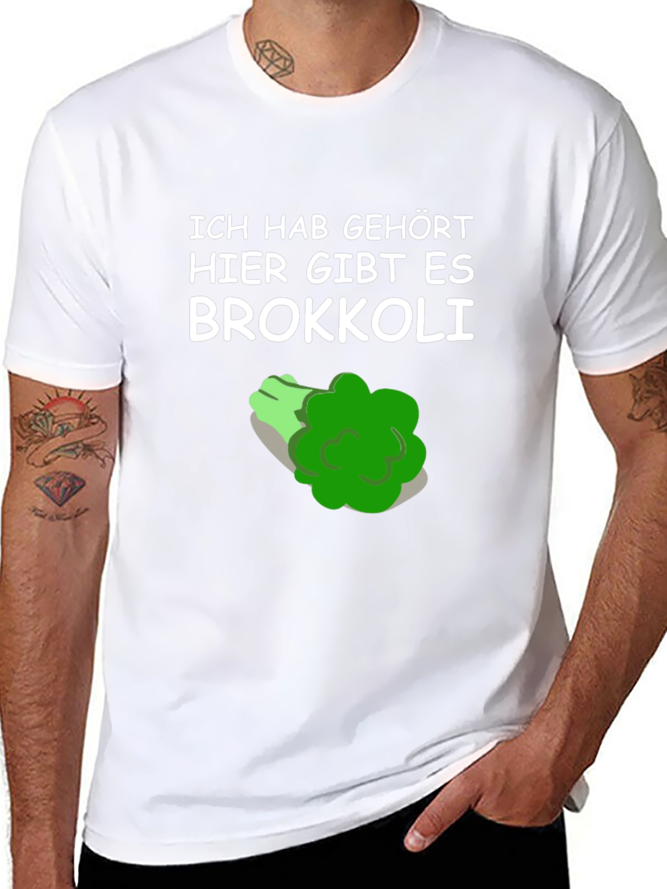 Broccoli T-Shirt - Funny German Foodie Tee