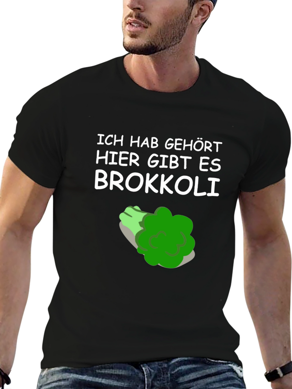 Broccoli T-Shirt - Funny German Foodie Tee