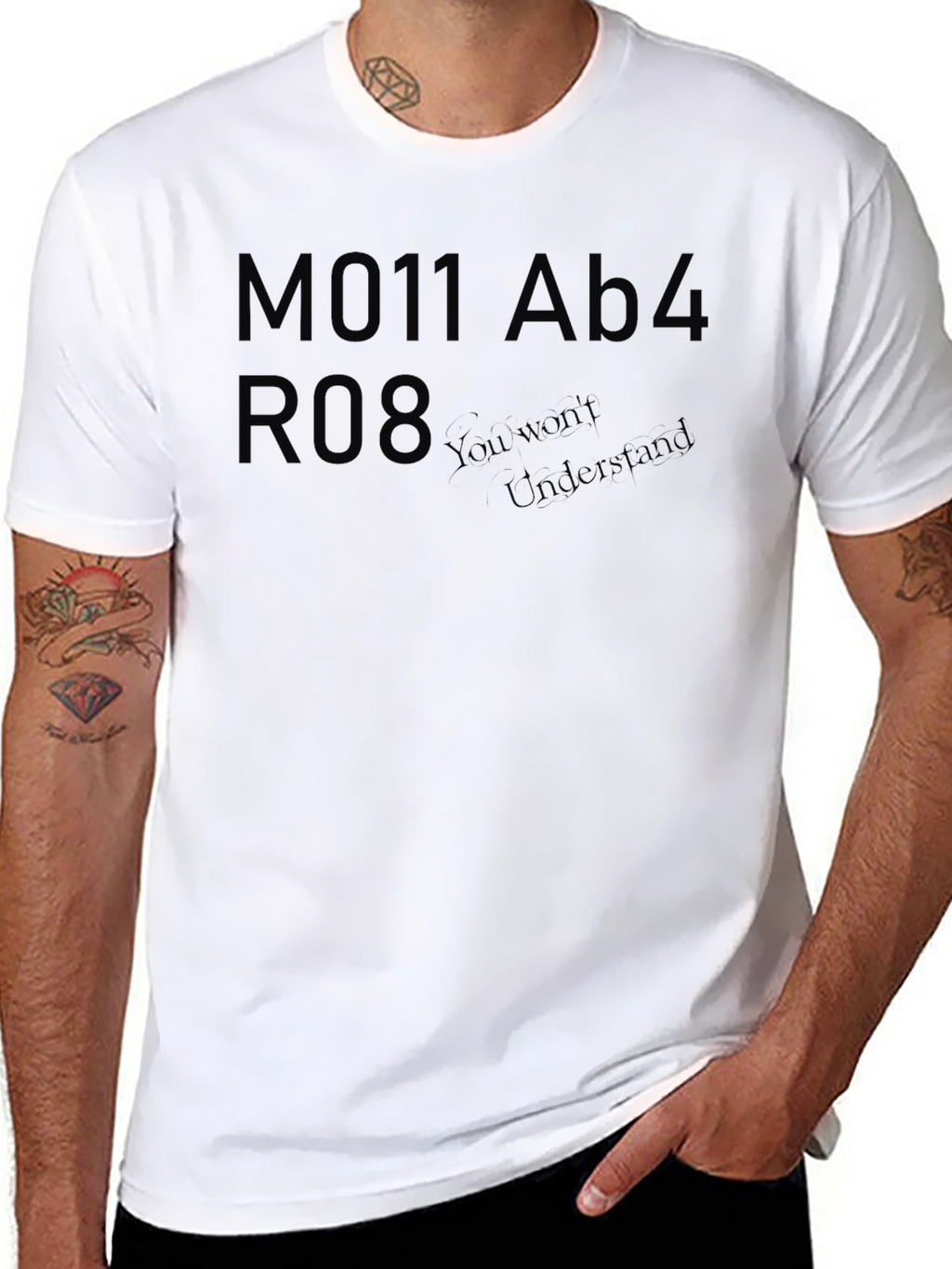 Mysterious Code Graphic Tee - You wont Understand
