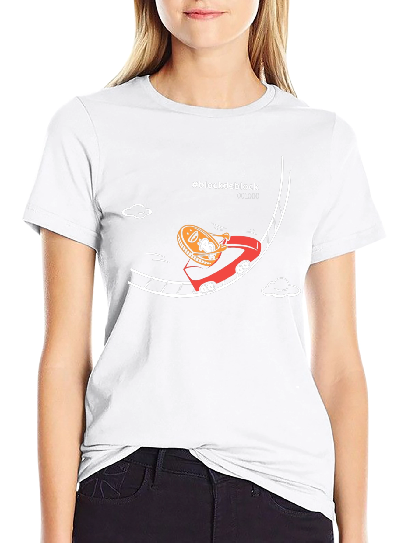 Blockdeblock Bitcoin Rollercoaster T-Shirt