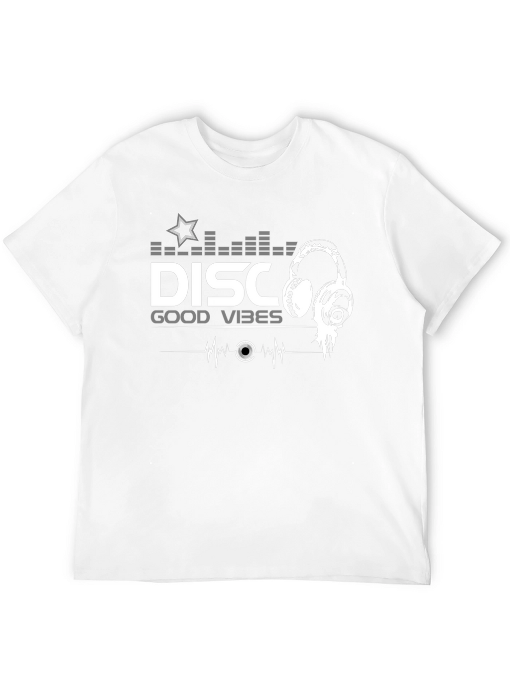 Disco Good Vibes Black T-Shirt