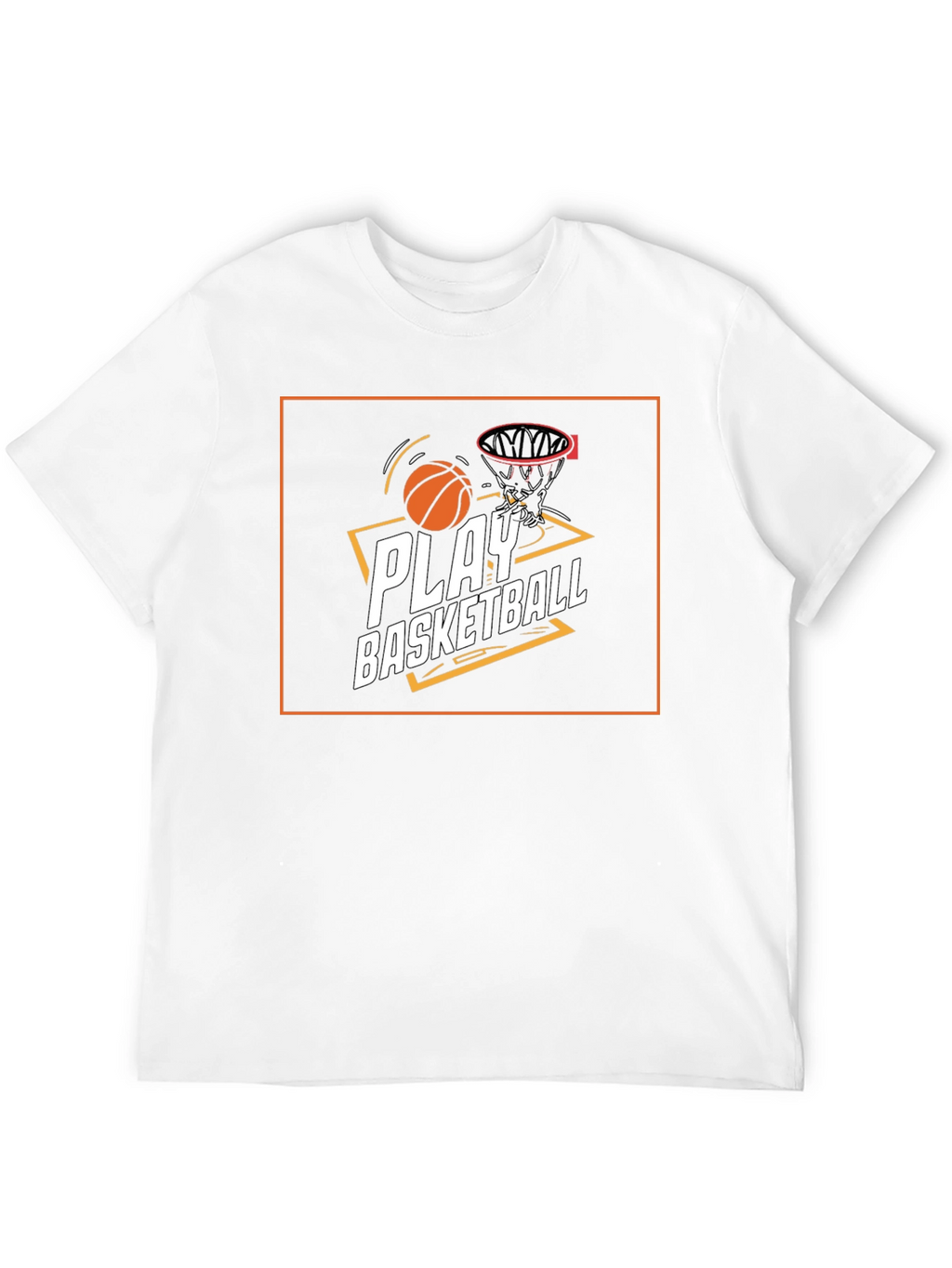 Play Basketball Graphic Tee - Stylish & Comfortable