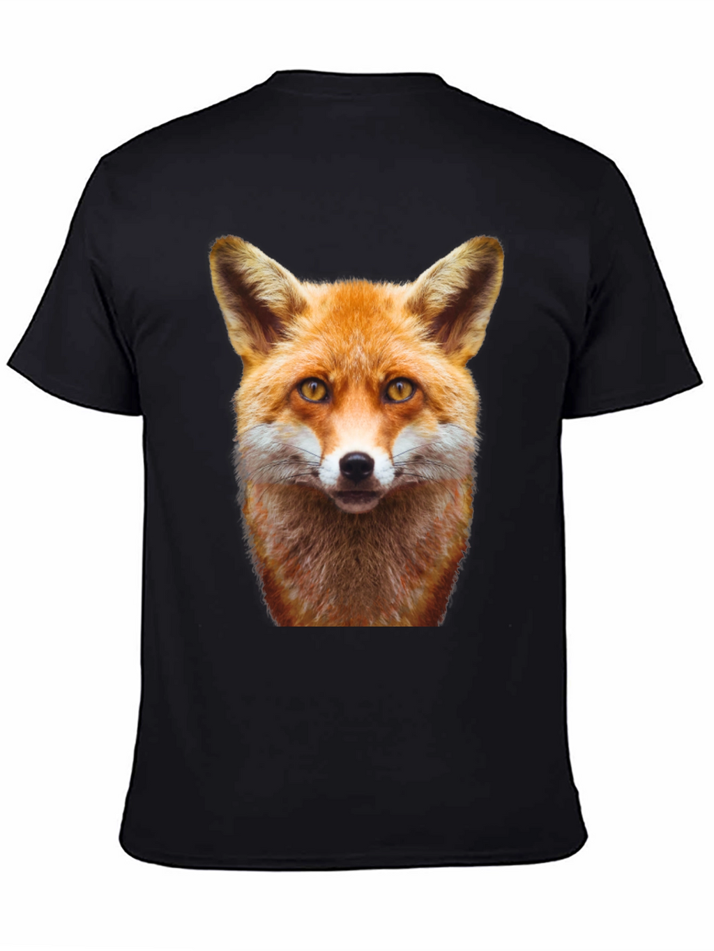 Fox Head Graphic Black T-Shirt