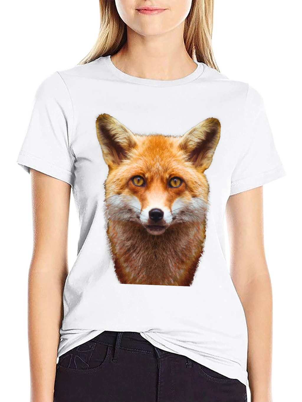 Fox Head Graphic Black T-Shirt