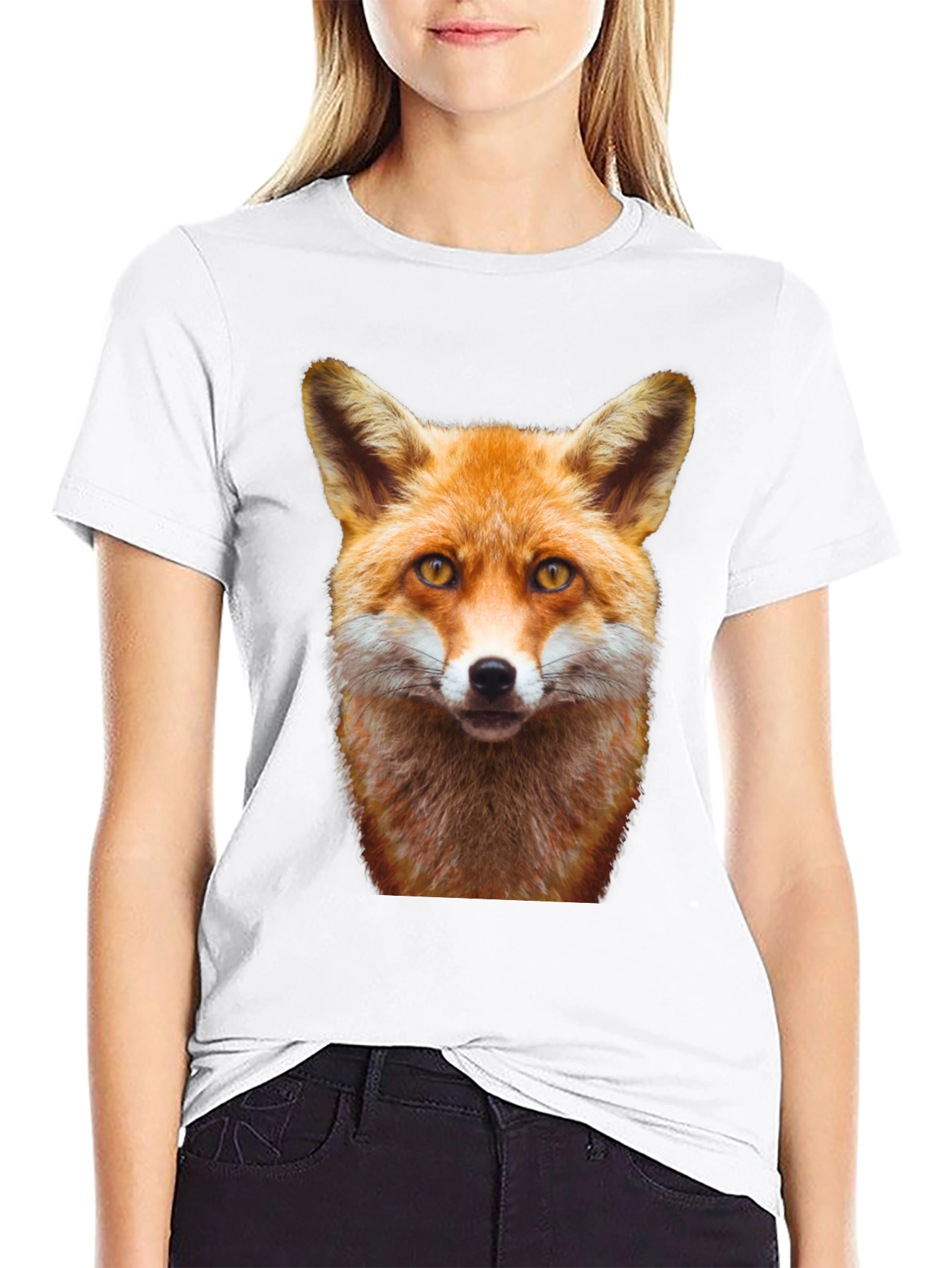 Fox Head Graphic Black T-Shirt