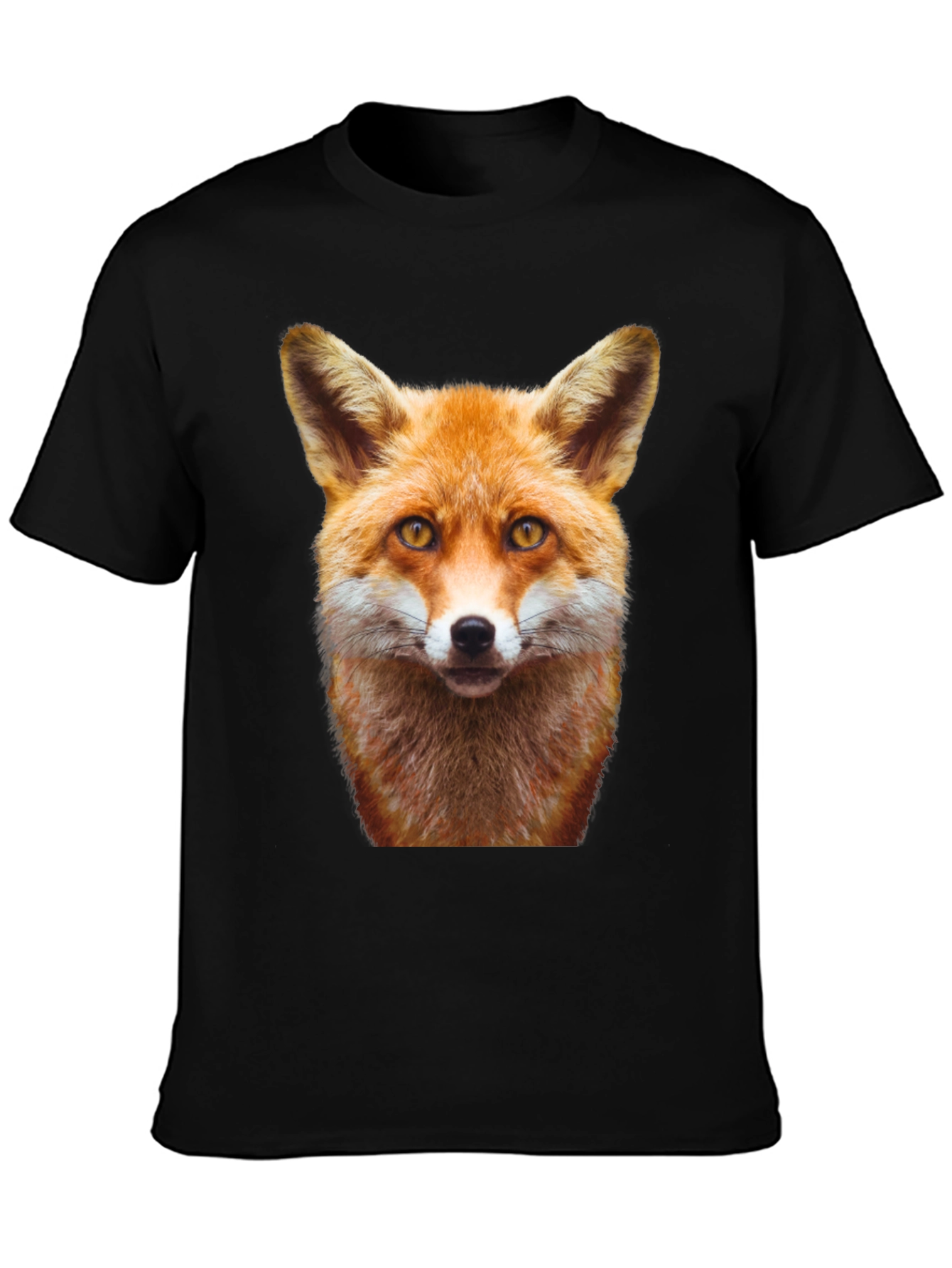 Fox Head Graphic Black T-Shirt