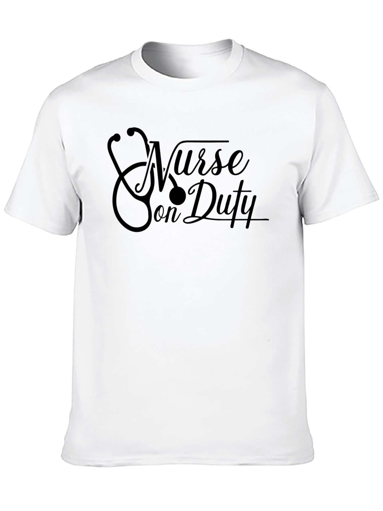 Nurse on Duty Black T-Shirt