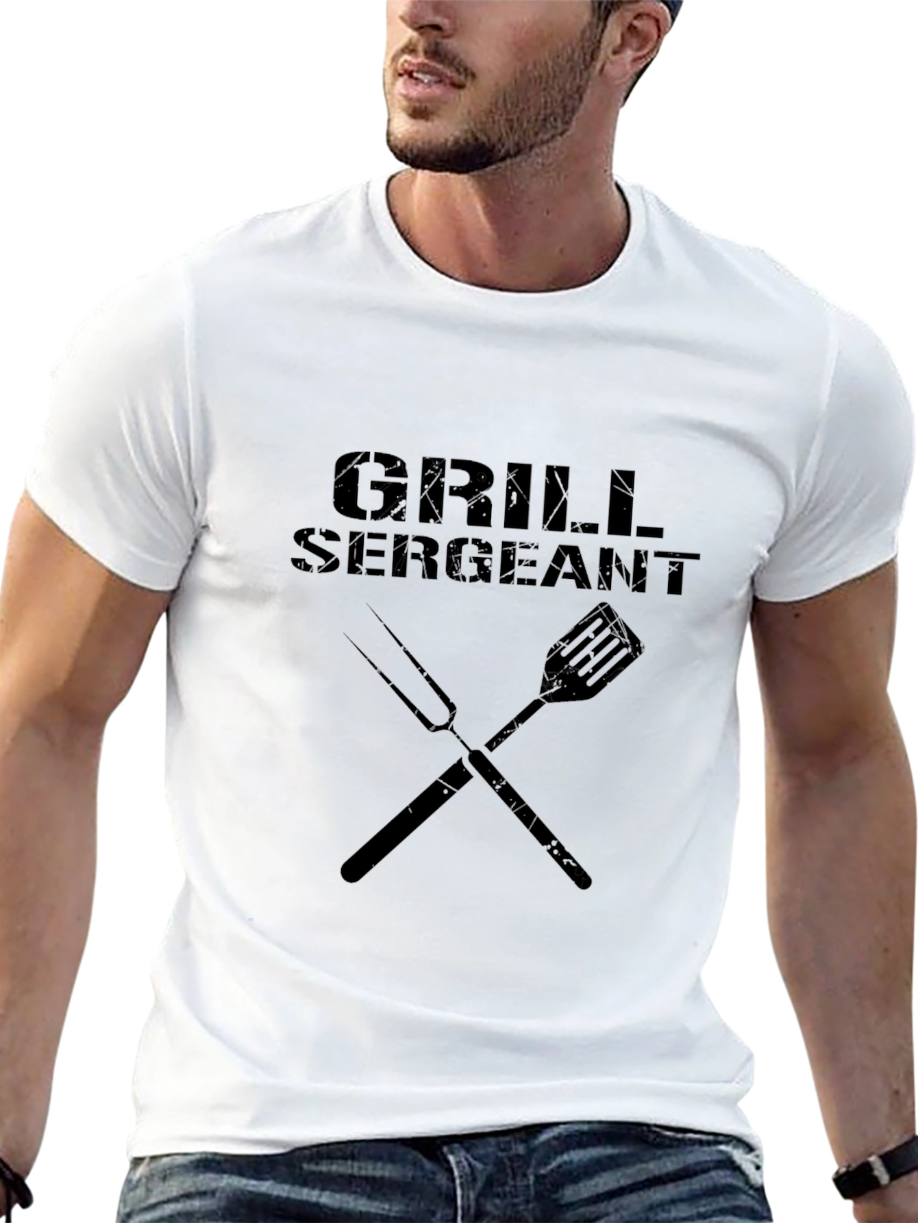Grill Sergeant Graphic Tee - BBQ Master T-Shirt