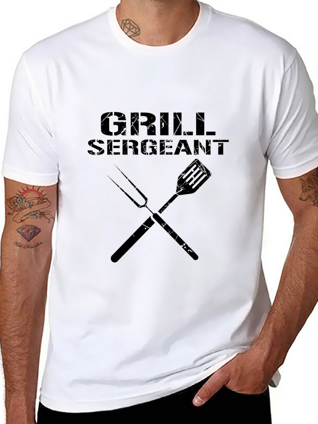 Grill Sergeant Graphic Tee - BBQ Master T-Shirt