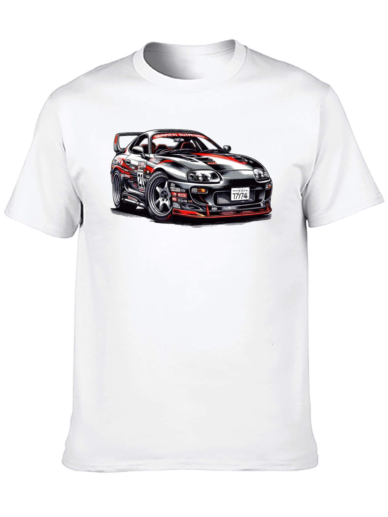 Racing Car Graphic T-Shirt - Supra Design