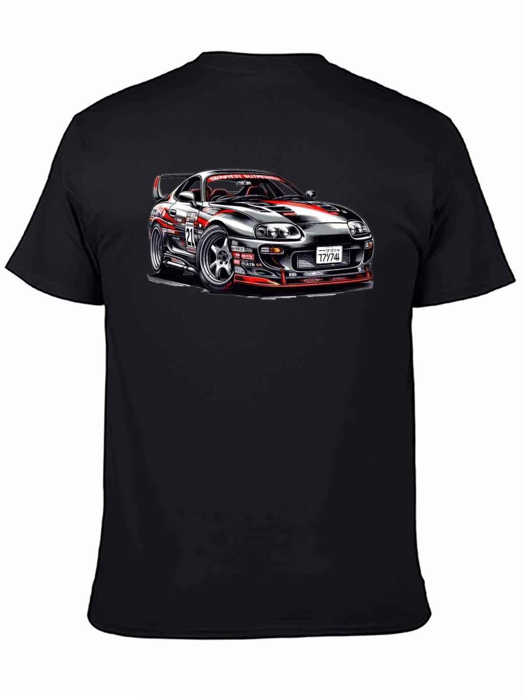 Racing Car Graphic T-Shirt - Supra Design