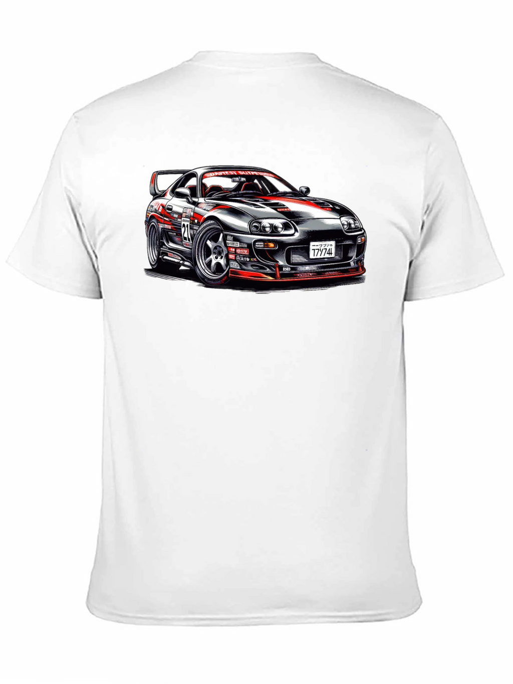 Racing Car Graphic T-Shirt - Supra Design