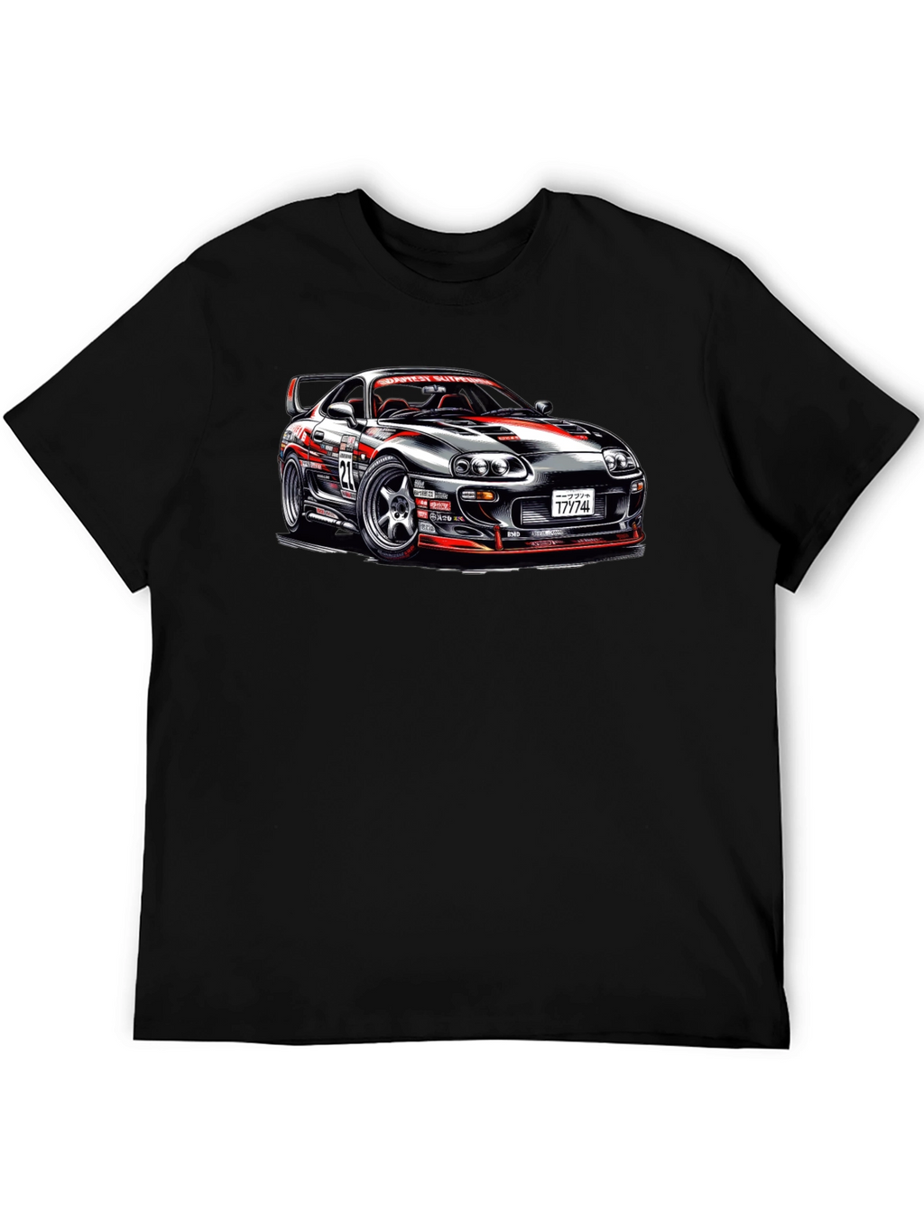 Racing Car Graphic T-Shirt - Supra Design