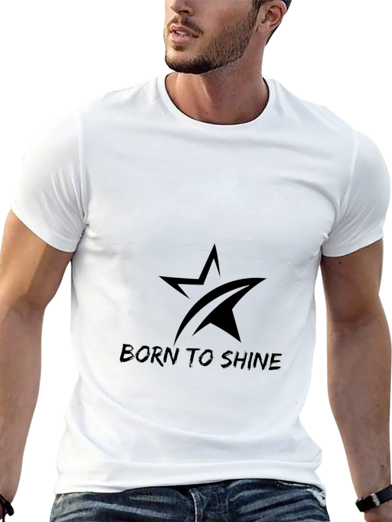 Born To Shine Black T-Shirt