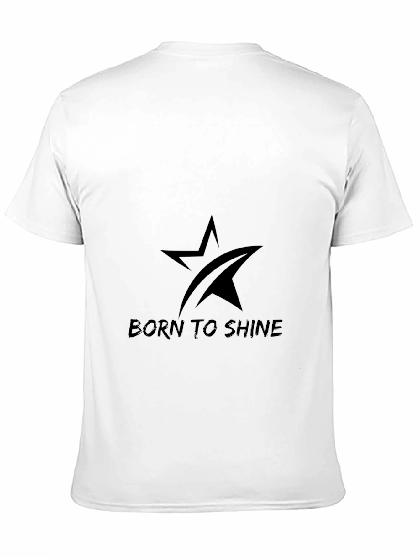Born To Shine Black T-Shirt