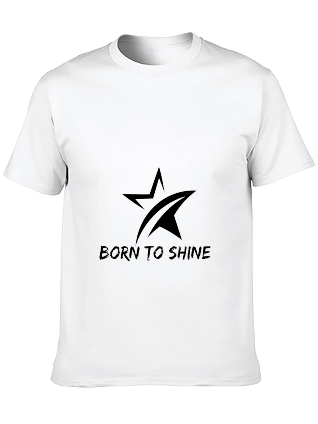Born To Shine Black T-Shirt