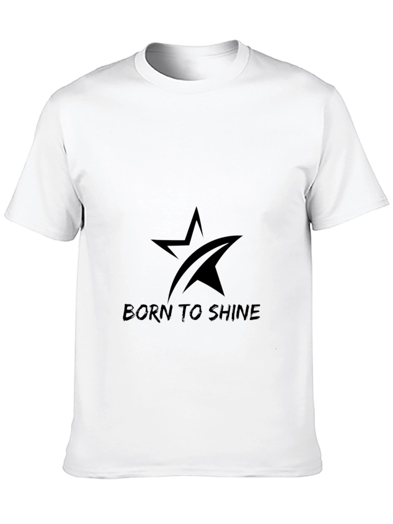 Born To Shine Black T-Shirt