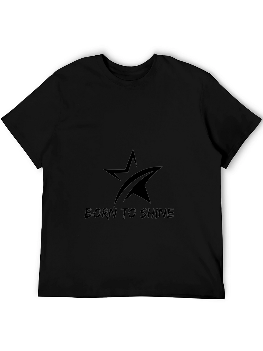 Born To Shine Black T-Shirt