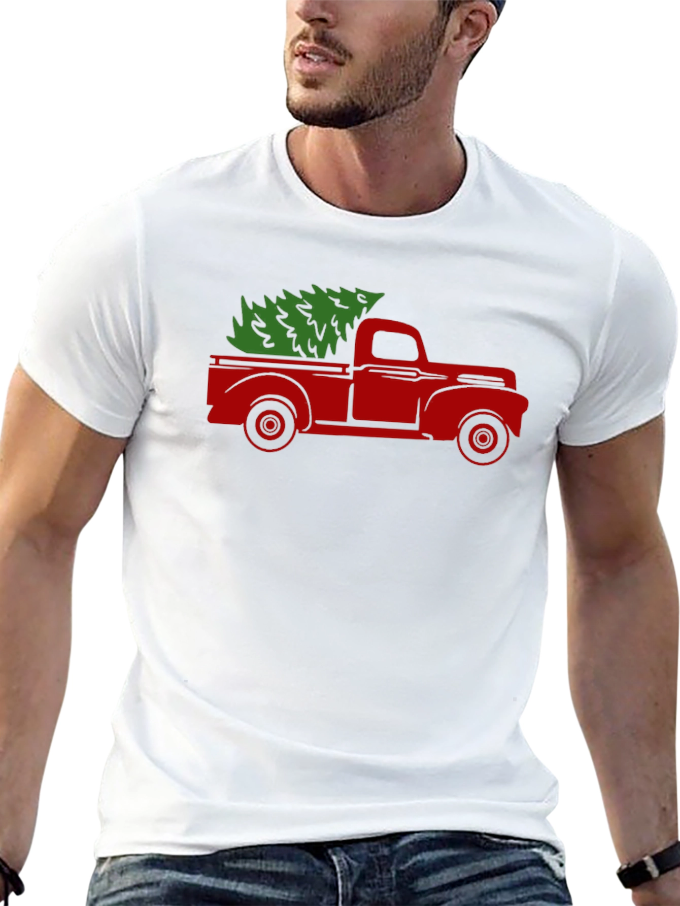 Christmas Tree Truck Graphic Tee